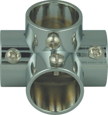 Tubes & Fittings Pipe Connector 4 Way Elbow Hardware Item Premium Hardware for Door Cabinet Window Furniture and Interior Use